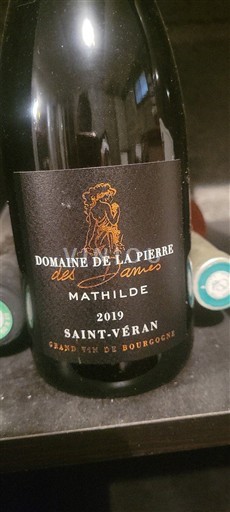 Borgonha Saint-Véran Domaine La Pierre des Dames Mathilde 2019