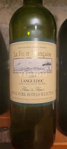 Languedoc La Point Française Blanc de Blancs Royal Park Hotels Selection 2019