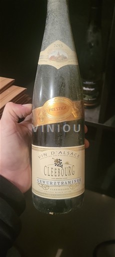Alsace Gewurztraminer Cleebourg Prestige 2013