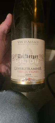 Alsasko Gewürztraminer Wolfberger Gewurztraminer Vieilles Vignes 2019