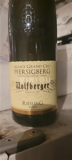 Alsace Riesling Grand Cru Wolfberger Pfersigberg 2019