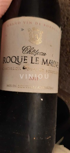 Burdeos Castillon-costas-de-burdeos Château Roque Le Mayne 2011