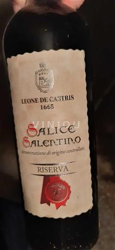 Apulija Salice Salentino Leone de Castris Riserva 2016