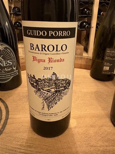 Piemont Barolo Guido Porro Vigna Rionda 2017