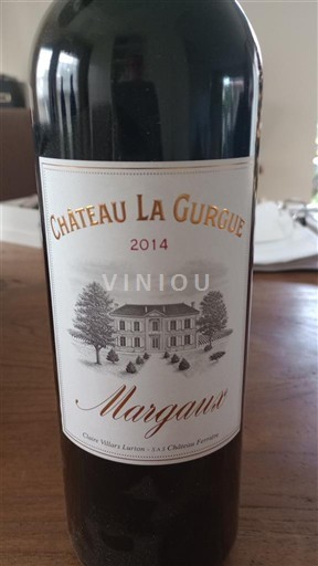Bordeaux Margaux Château La Gurgue 2014