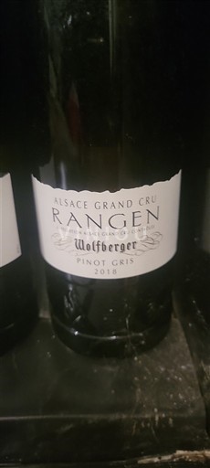 Alsasko Rulandské šedé Grand Cru Wolfberger Rangen 2018