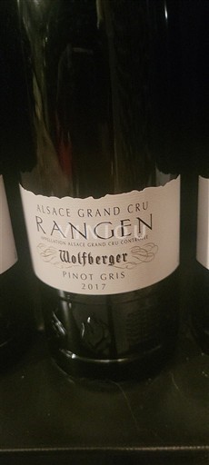 Alsasko Rulandské šedé Grand Cru Wolfberger Rangen 2017