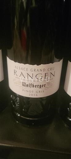 Alsasko Rulandské šedé Grand Cru Wolfberger Rangen 2016