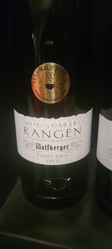 Alsasko Rulandské šedé Grand Cru Wolfberger Rangen 2013