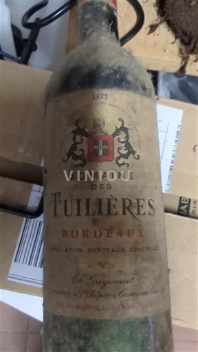 Bordeaux Domaine S Tuilières 1975