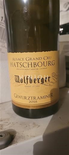 Alsasko Gewürztraminer Grand Cru Wolfberger 2018