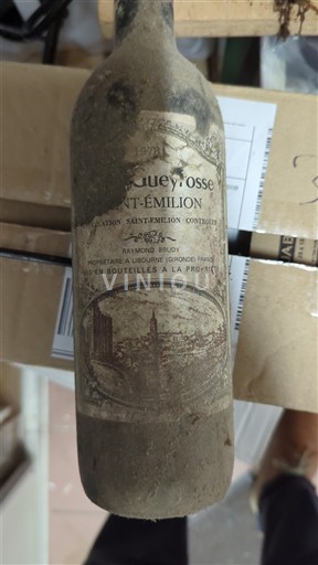 Bordeaux Saint-Émilion Gueyrosse 1978