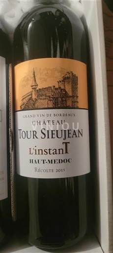 Bordeaux Haut-Médoc Château Tour Sieujean L'instant 2015
