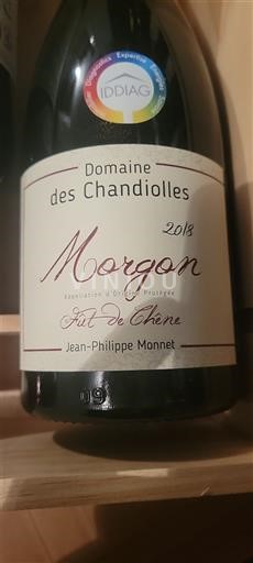 Beaujolais Morgon Domaine S Chandiolles Fût de Chêne 2018