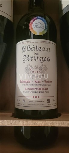 Bordéus Puisseguin-saint-émilion Château S Bruges 2013
