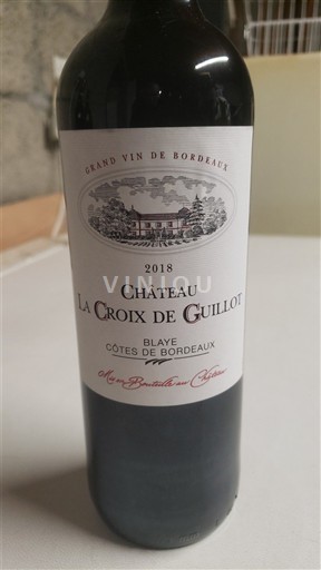 Bordeaux Blaye-Côtes-de-Bordeaux Château La Croix de Guillot 2018