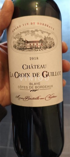 Bordeaux Blaye-Côtes-de-Bordeaux Château La Croix de Guillot 2018