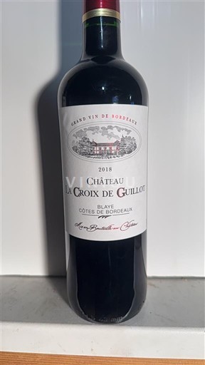 Bordeaux Blaye-Côtes-de-Bordeaux Château La Croix de Guillot 2018