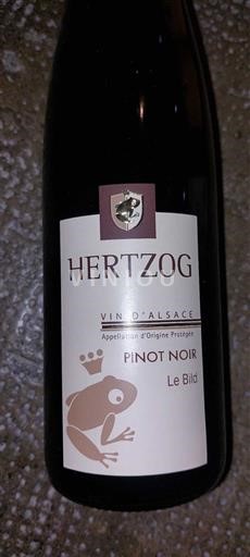 Alsácia Domaine Hertzog Pinot Noir "Le Bild" 2021