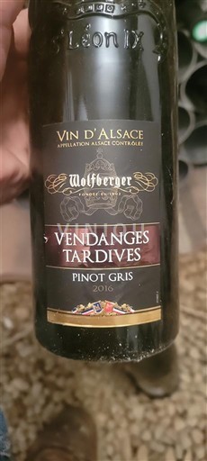 Alsacia Vendanges Tardives Wolfberger 2016