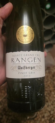 Alsace Không được chỉ định Grand Cru Rangen 2013