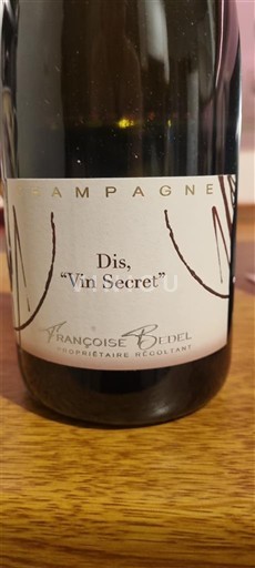 Champagne Sâm-panh Françoise Bedel Dis, Vin Secret Không niên vụ