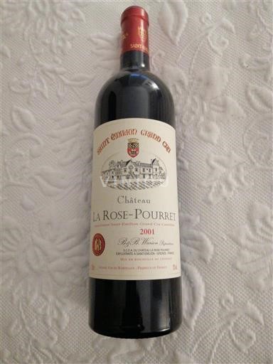 Bordeaux Saint-Émilion Grand Cru Grand Cru Château La Rose-Pourret 2001