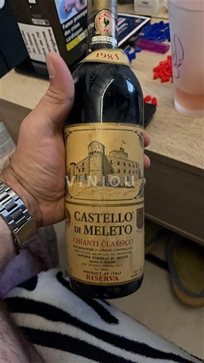 Toscana Chianti Classico Castello di Meleto Riserva 1981