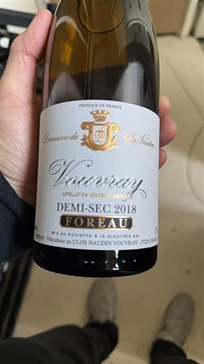 Loiren laakso Vouvray Philippe Foreau Clos Naudin Vouvray Moelleux 2020