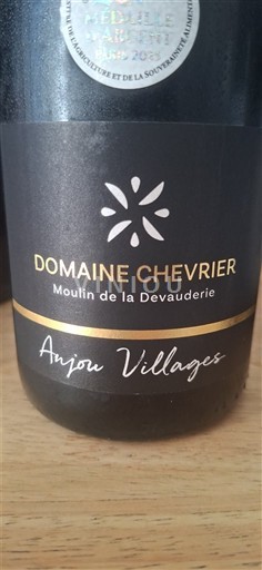 Vale do Loire Anjou Villages Domaine Chevrier Moulin de la Devauderie 2023