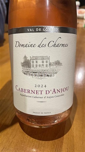 Loire Valley Cabernet d'Anjou Domaine S Charmes 2024