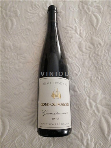 Alsasko Nespecifikováno Grand Cru Cave Vinicole de Hunawihr Geuvurxtraminer 2012