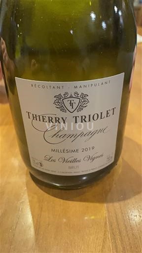 Champagne Champagner Thierry Triolet Les Vieilles Vignes 2019