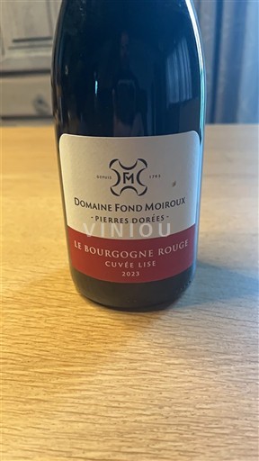Burgundsko Domaine Fond Moiroux Lise 2023