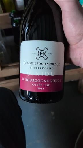Borgoña Domaine Fond Moiroux Lise 2023