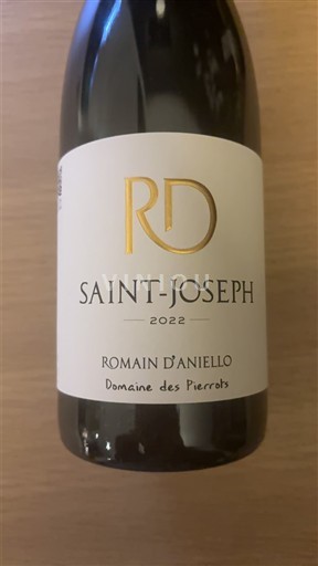 Rhônedalen Saint-Joseph Domaine S Pierrots Romain D’Aniello 2022