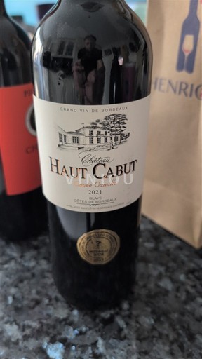 Bordeaux Côtes-de-bourg Château Haut Cabut Camille 2021