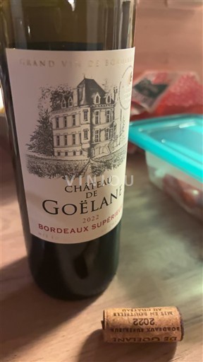 Bordeaux Bordeaux superiore Château Goëlane 2022