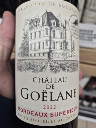 Bordeaux Bordeaux supérieur Château Goëlane 2022