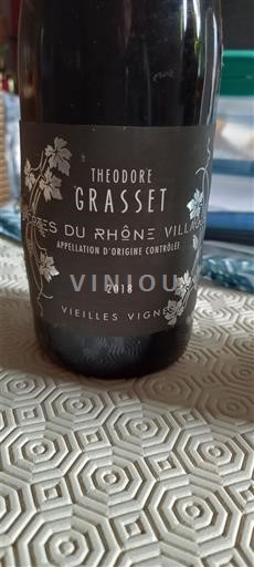 Rona dolina Côtes-du-Rhône-Villages Théodore Grasset Vieilles Vignes 2018