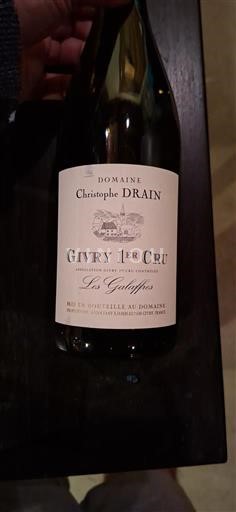 Borgoña No especificado Premier Cru Domaine Christophe Drain Les Gravières 2023