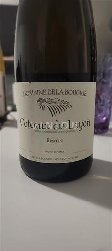 Loiren laakso Coteaux-du-Layon Domaine La Bougrie Réserve 2023