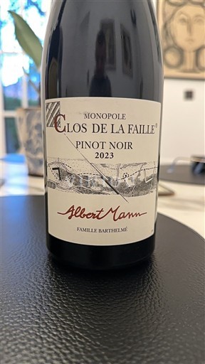 Alsace Albert Mann Clos de la Faille 2023