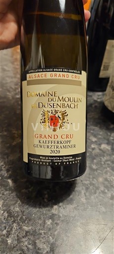 Alsace Không được chỉ định Grand Cru Domaine Moulin de Dusenbach Kaefferkopf Gewurztraminer 2020