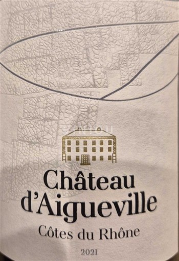 Rhône-dalen Côtes-du-Rhône Château Aigueville 2021