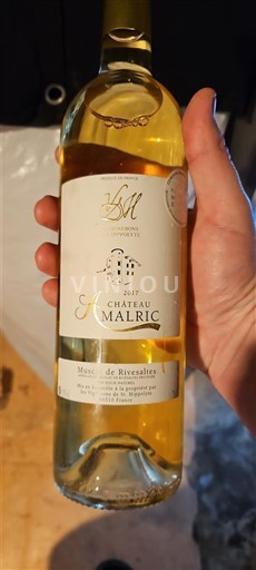 Roussillon Muscat de Rivesaltes Château Malric 2017