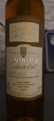 Bordeaux Sainte-Croix-Du-Mont Quintessence de Saunier Louis 2007