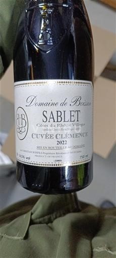 Rhônen laakso Määrittelemätön Domaine Boissan Clémence 2022