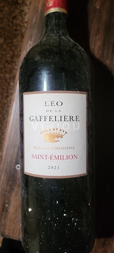 Bordeaux Saint-Émilion Léo de la Gaffelière Héritage d'Excellence 2021