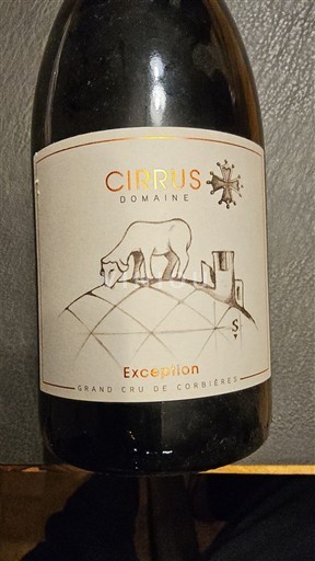 Languedoc Corbières Domaine Cirrus Exception 2017